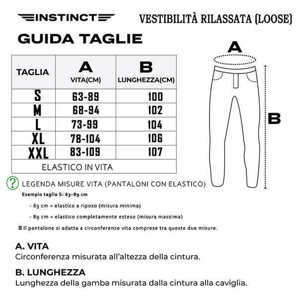 Pantaloni Uomo Baggy Rilassato Regular 3 Strisce Laterali Casual Moda Streetwear