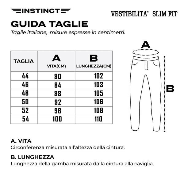 Pantaloni Uomo Chino Slim Fit Elasticizzati Eleganti Moderno Coton MICROFANTASIA