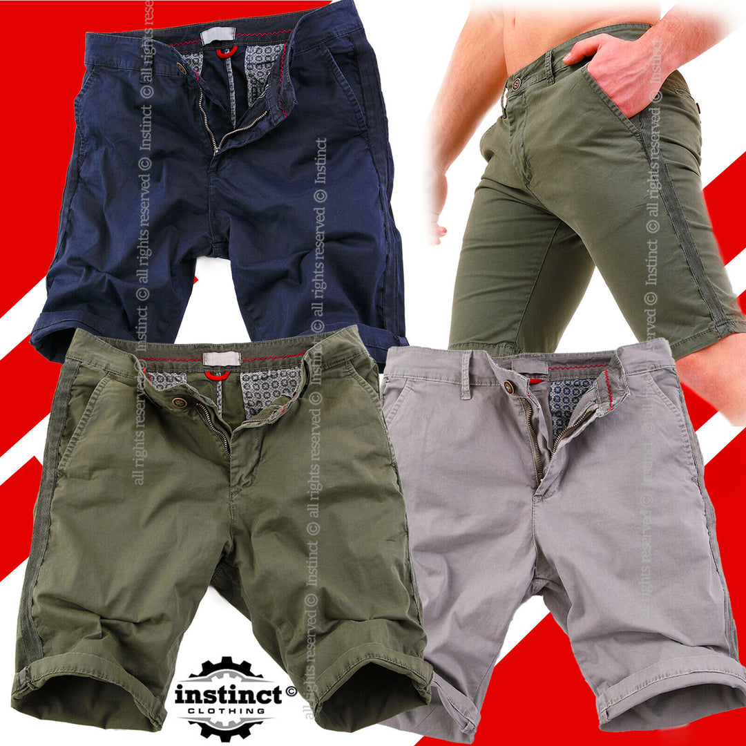 Pantaloncini Uomo Estate - Bermuda Classico Con Tasche Casual E Slim Fit