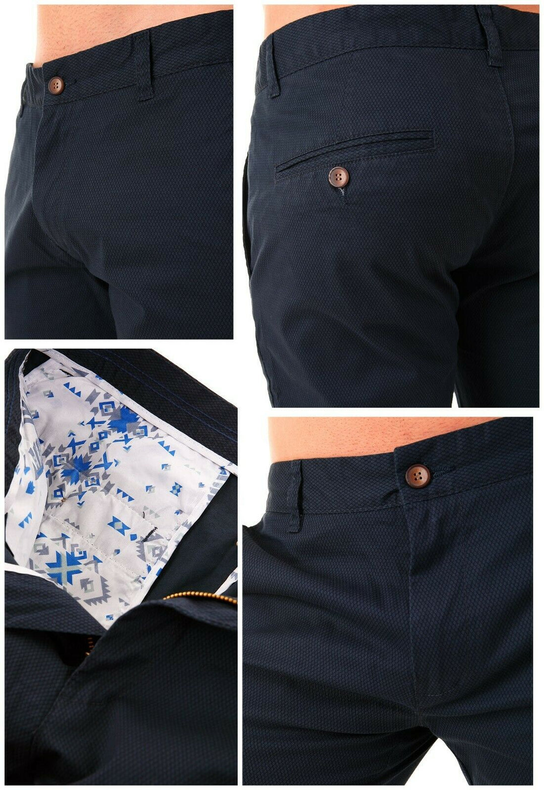 Pantaloncini Uomo GINGTTO - Chino Slim Fit Estivi Con Tasche