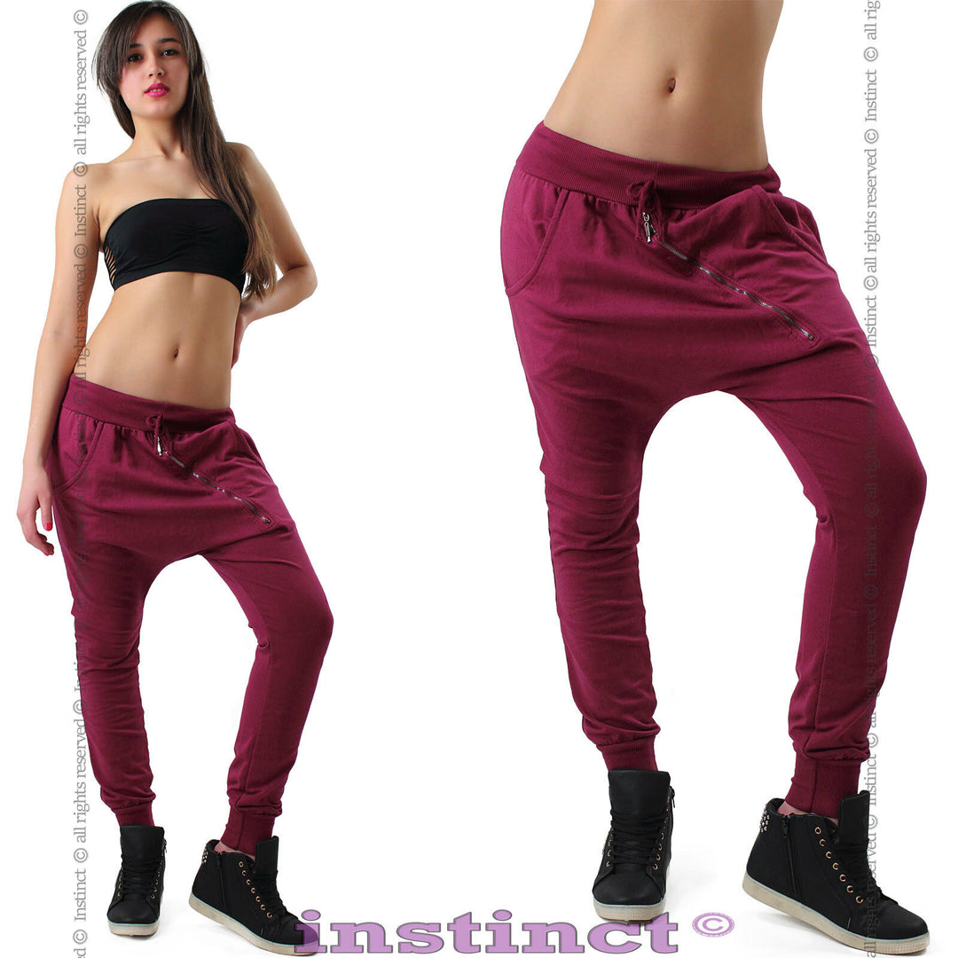 Pantaloni con cavallo basso femminili on sale